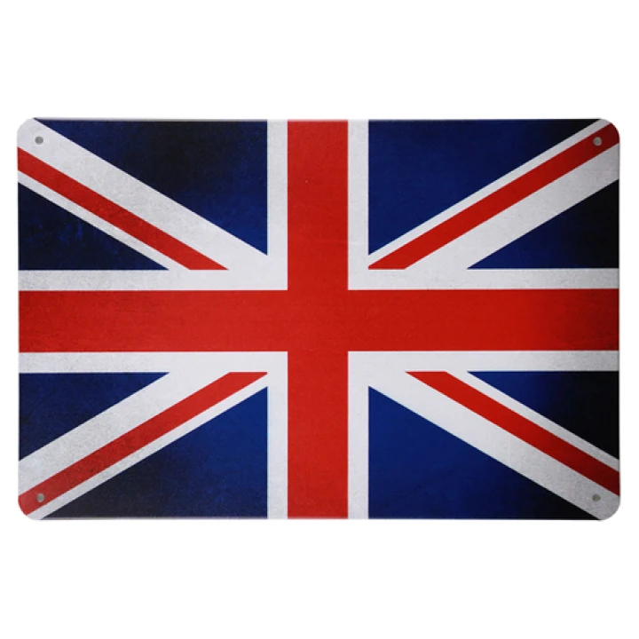 Vlag-England-verenigd-koningkrijk Engelse vlag Metalen borden