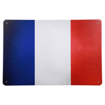 Franse vlag Metalen borden