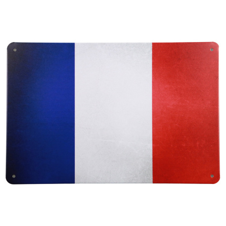 Franse vlag Metalen borden