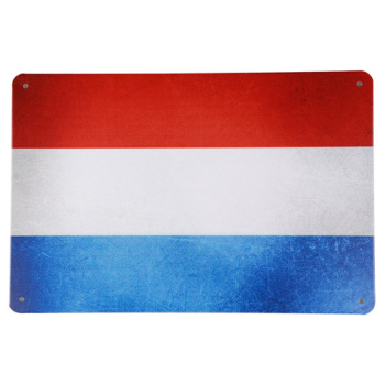 Luxemburgse vlag Metalen borden