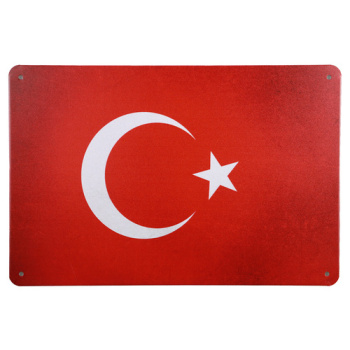 Turkse vlag Metalen borden