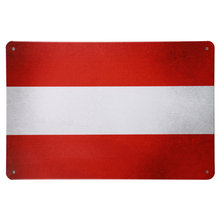 Oostenrijkse vlag Metalen borden