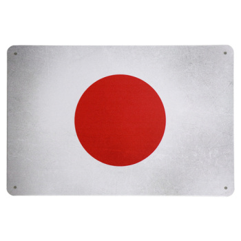 Japanse vlag Metalen borden