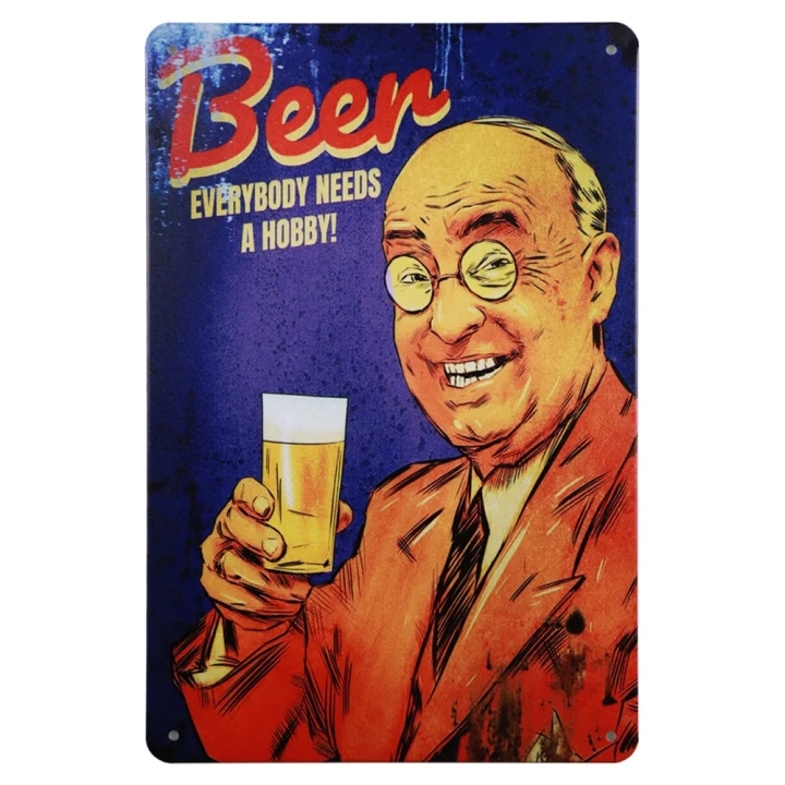 beer-need-a-hobby-metalen-borden Everybody needs a hobby metalen bord
