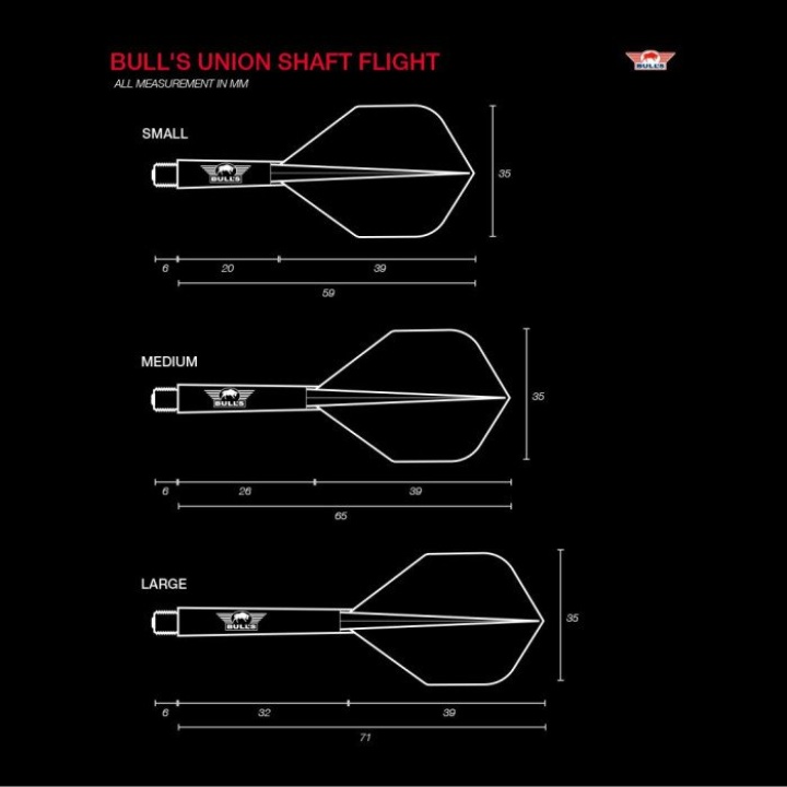 Bulls Union flight systeem zwart