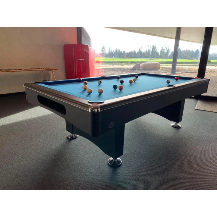 Zwarte Eliminator pooltafel