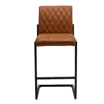 Barkruk Rotterdam Leer - Cognac