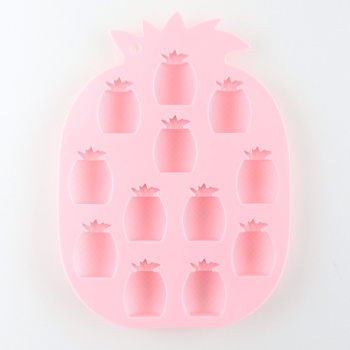 IJsblokjes tray ananas roze