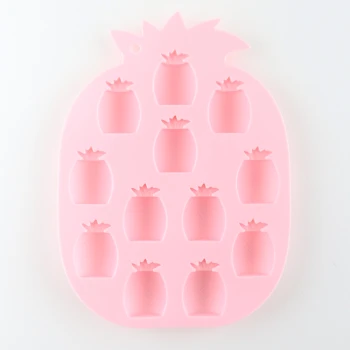 IJsblokjes tray ananas roze