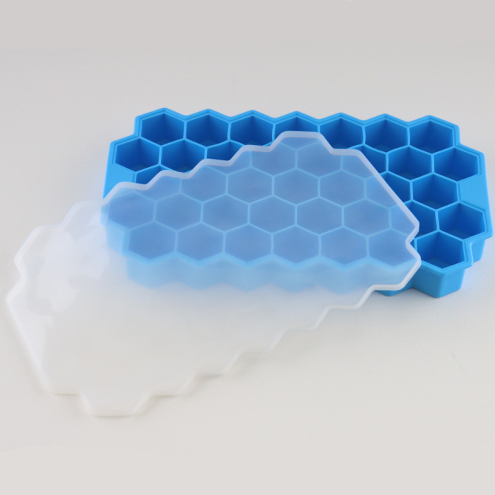 IJsblokjes tray honing Blauw