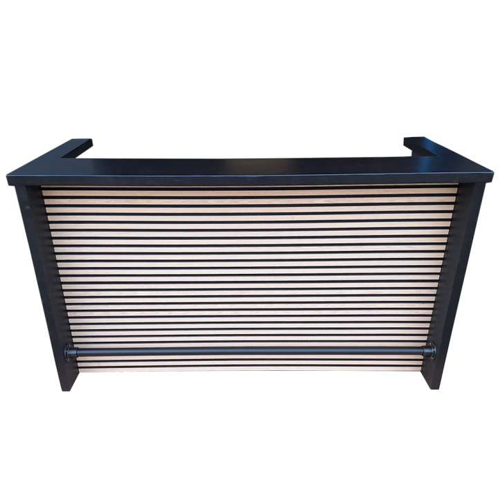 Houten Bar Galileo Zwart