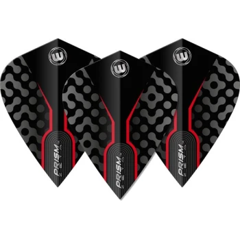 Winmau zeta kite black en red flight