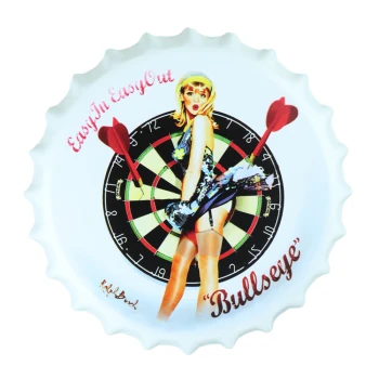 Bottle cap bullseye