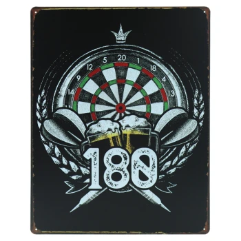 Dartbord metalen bord 30 x 40cm