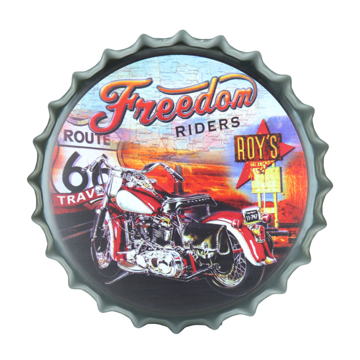 Freedom riders bottle cap