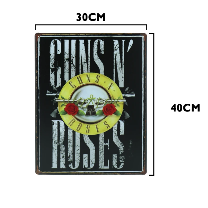 Guns-roses-metalen-borden-30-40-2
