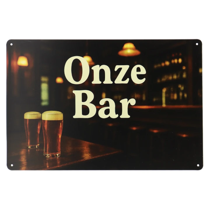 30130 Onze-Bar Onze bar Metalen borden