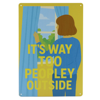 Peopley Metalen borden