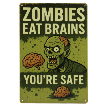 Zombies Eat Brains You’re Safe