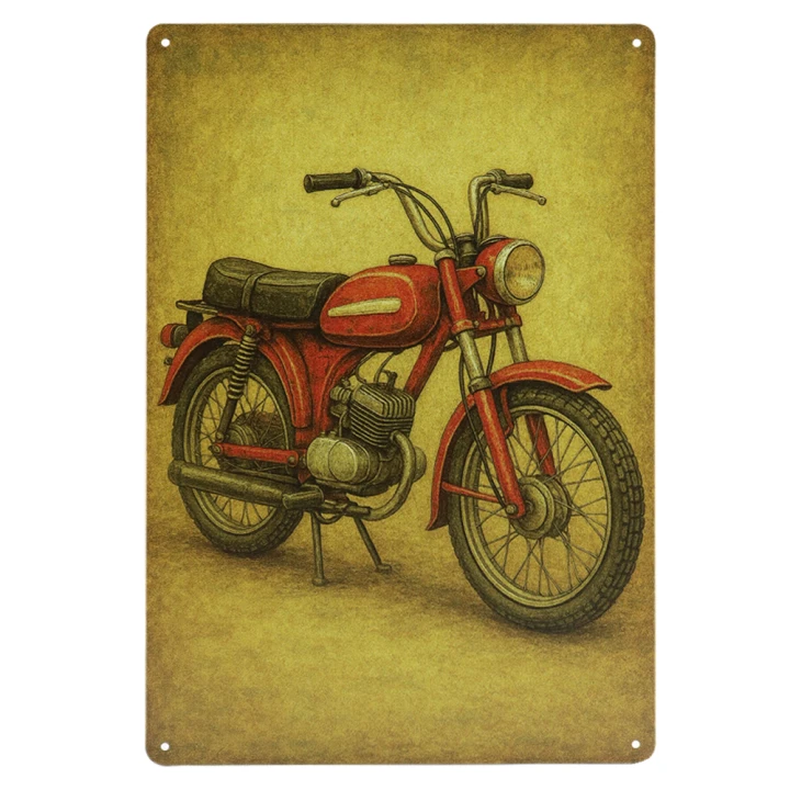 30874 Tomos Tomos Brommer Metalen Borden
