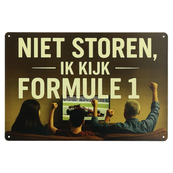 31295 Niet storen ik kijk formule 1 Niet storen formule 1