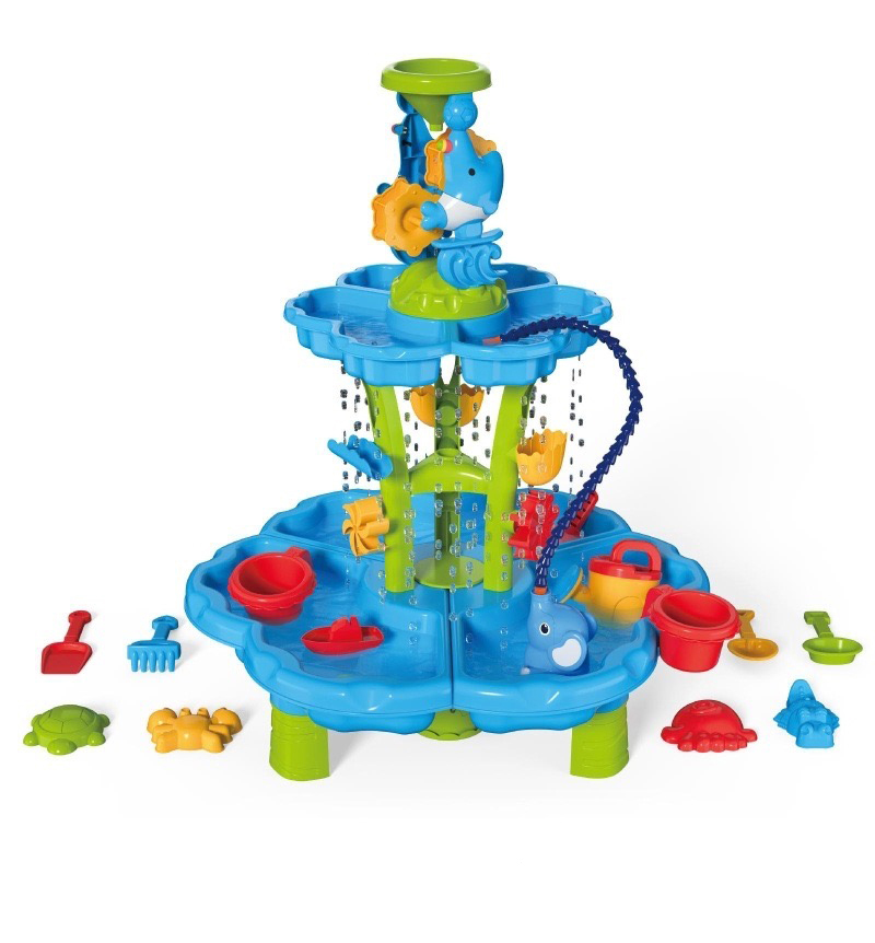 Draadloze Waterpomp Voor Watertafel – Oplaadbaar – 1200 MAh – Tot 2 Uur Speelplezier – Eenvoudig Te Installeren – Voor Kinderen & Buitenfeesten 2 miniatura
