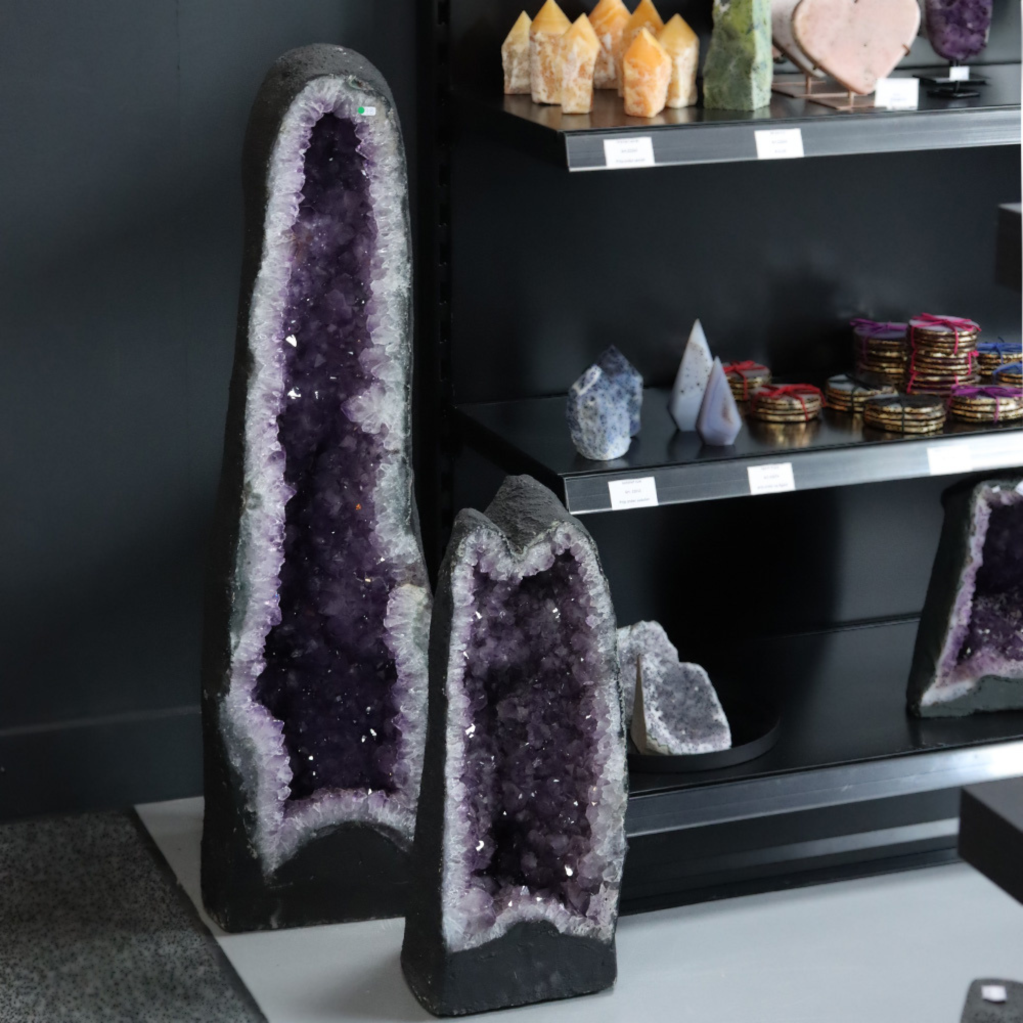 large amethyst cluste