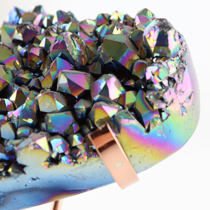 Titanium Hart Met Bronze Standaard