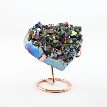 Titanium Hart Met Bronze Standaard