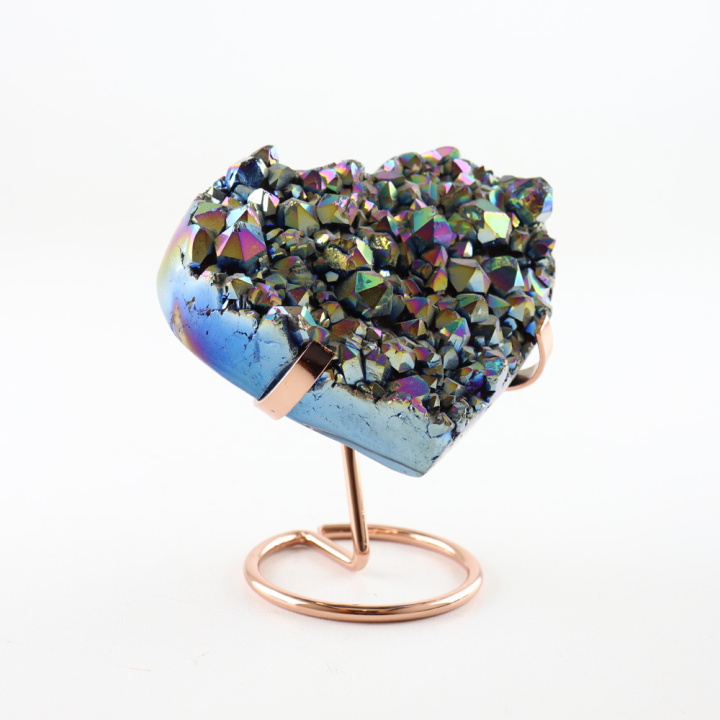 Titanium Hart Met Bronze Standaard