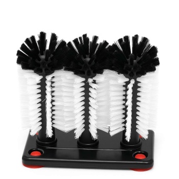 3 delige spoelborstel voor glazen