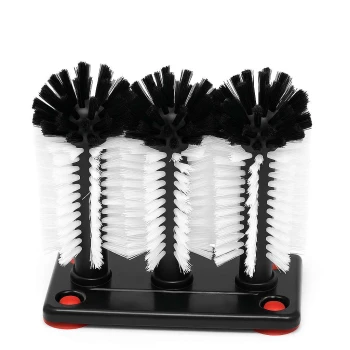 3 delige spoelborstel voor glazen