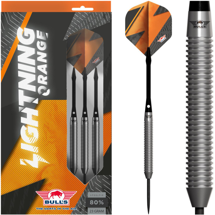 Bulls lightning orange