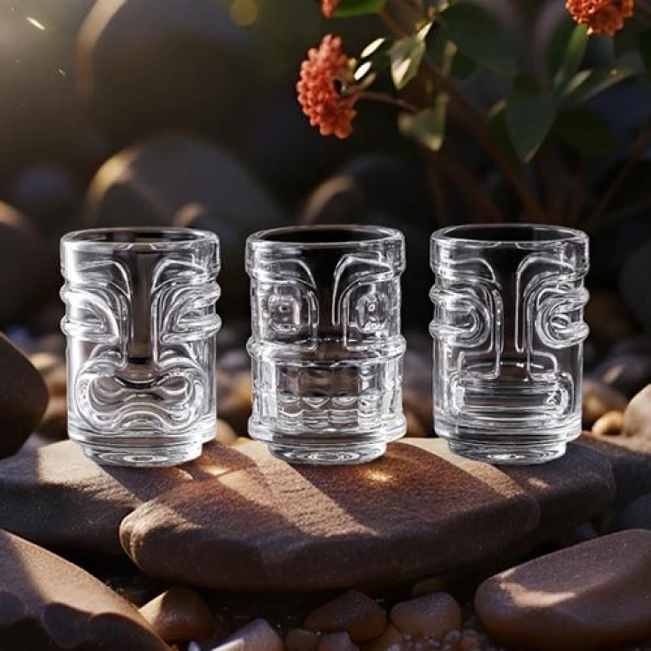 tiki-drink-bekers-2 Tiki shot glazen