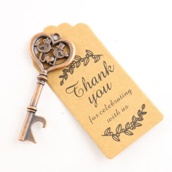 Cadeauzakje bieropener met sleutelhanger