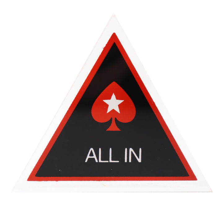 all in poker button