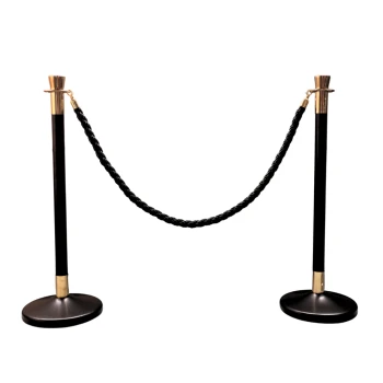 Vip afzetpaal zwart goud deluxe