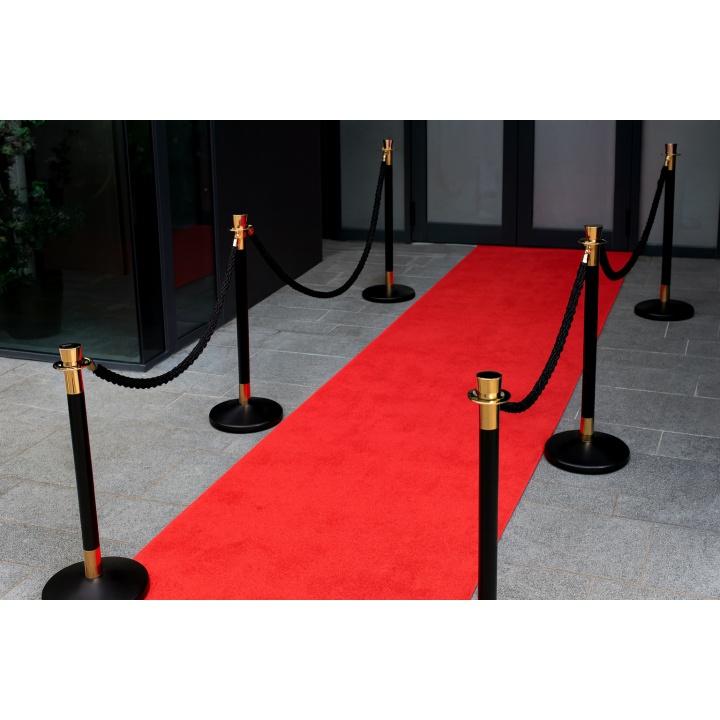 sfeer zwart goud vip afzetpaal