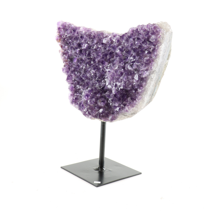 Grote Amethist met unieke halve maanvorm