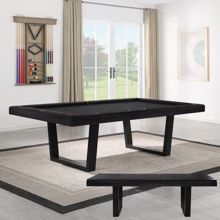 pc0237-7-1 Pooltafel lexor dinner unity black oak 7ft
