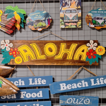 tiki bord aloha