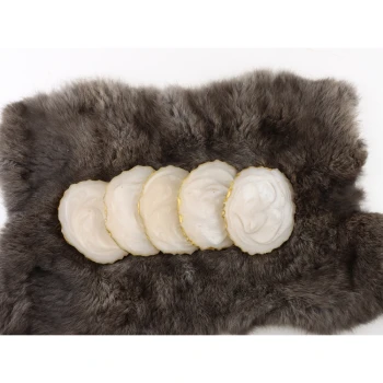 Epoxy onderzetters licht roze