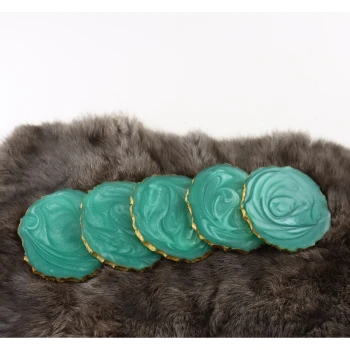 Epoxy onderzetters groen