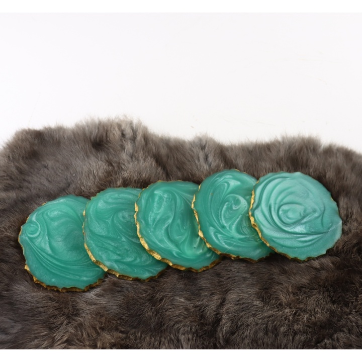 Epoxy onderzetters groen