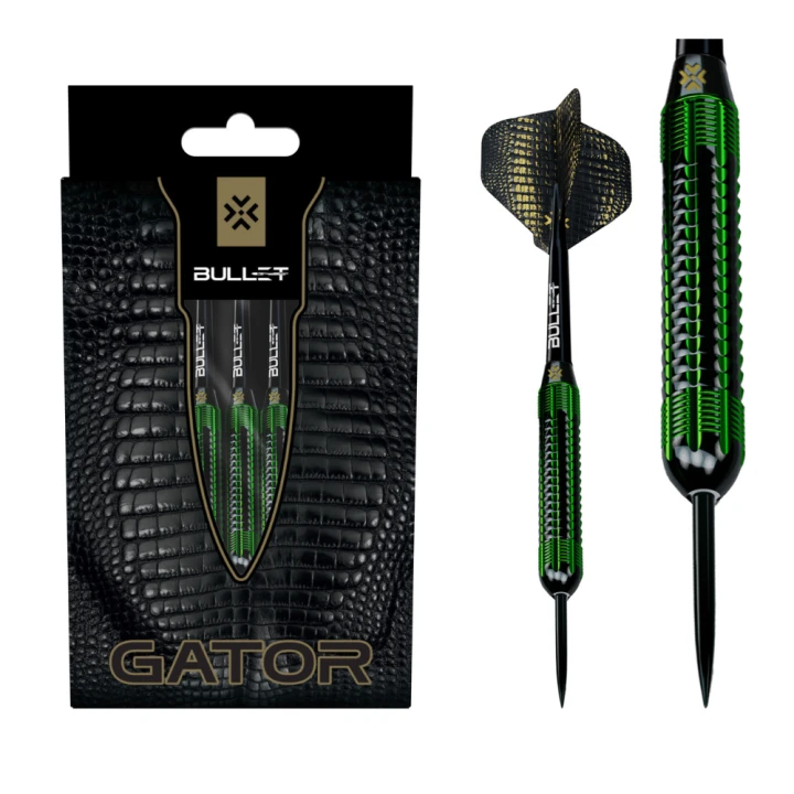 12223-Gator-6 Bullet Gator Brass dart pijlen