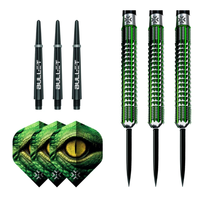 12224-GATOR-4 Bullet Gator 90% Tungsten Steel tip dart pijlen