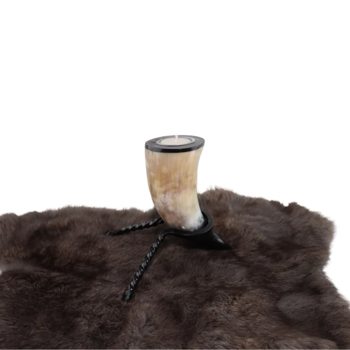 18430 – Vikinghoorn Kaarsenhouder (5)