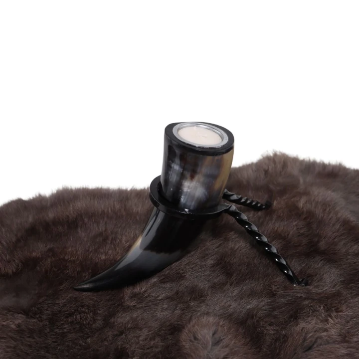 18430 – Vikinghoorn Kaarsenhouder
