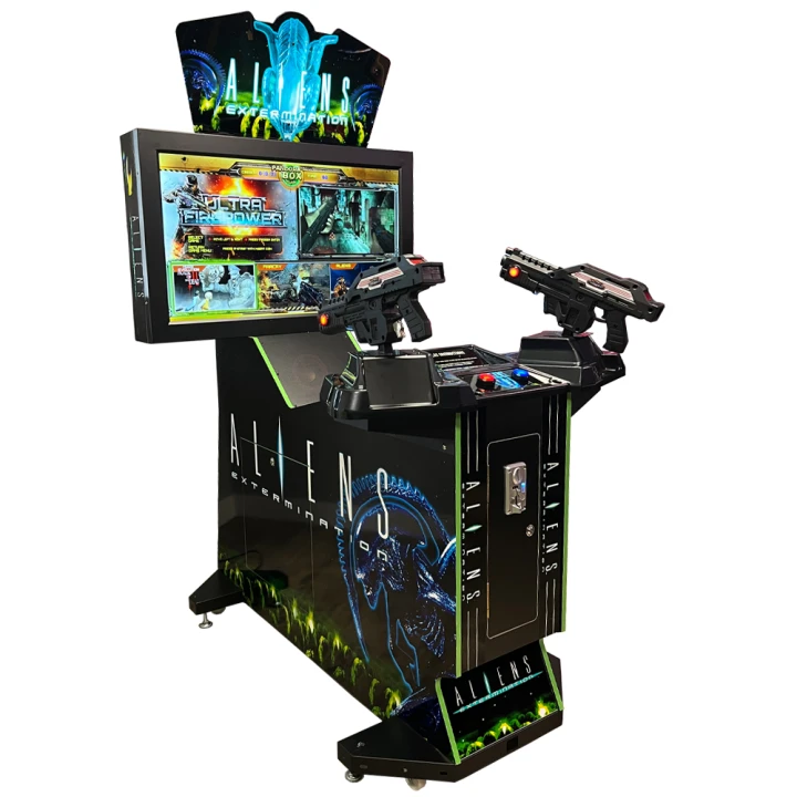 19340 – Shooter-aliens-eerste-foto-schuin-wit 19340 - Shooter Arcadekast Aliens