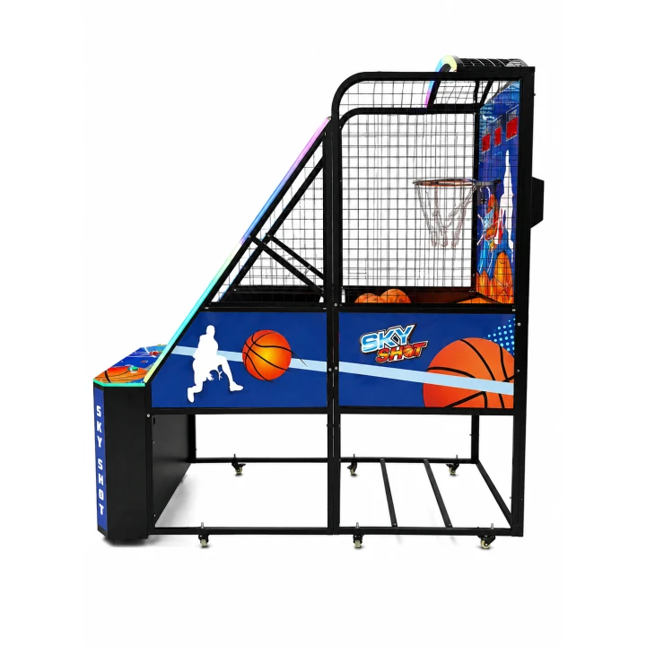 19344 – Basketbal-machine-shot-zijkant-wit
